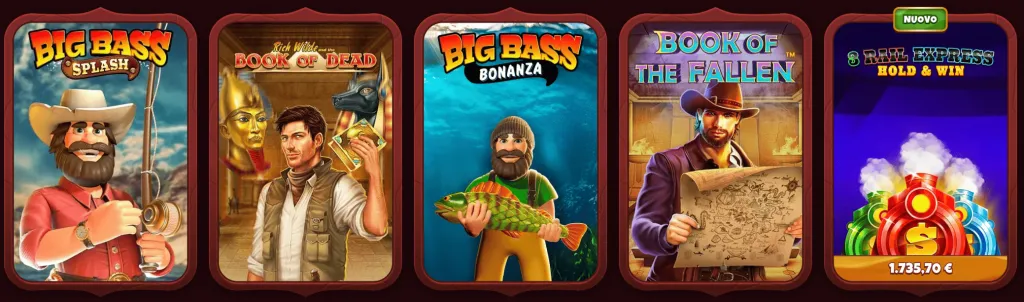 Giochi disponibili al casinò online Magius